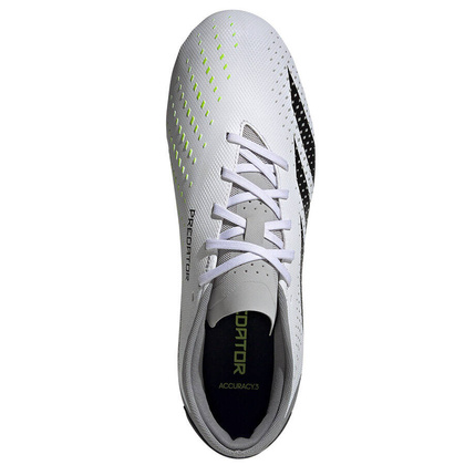 Biało-seledynowe buty piłkarskie Adidas Predator Accuracy.3 L FG GZ0014