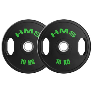 TOG10 2 x 10 KG TALERZ OLIMPIJSKI OGUMOWANY 2 x 10 KG HMS