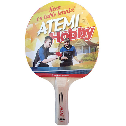 Atemi Hobby - Rakietka do tenisa stołowego , rączka wklęsła