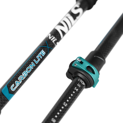 TK8607 KIJE TREKKINGOWE WŁÓKNO WĘGLOWE NILS