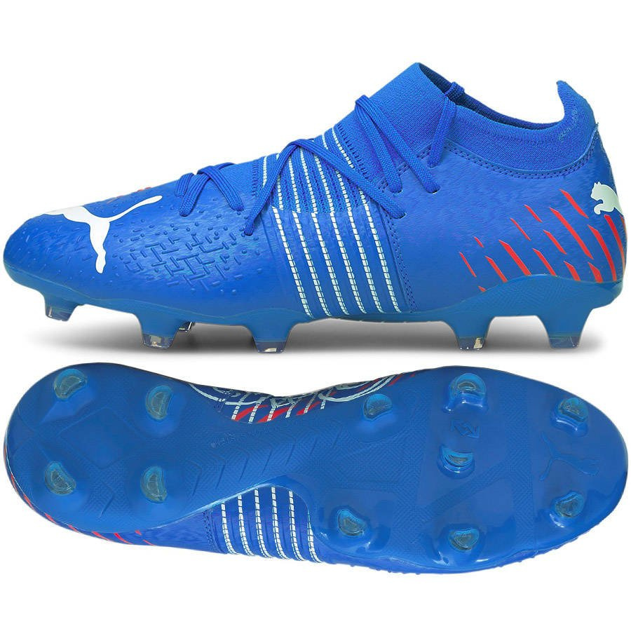 Niebieskie buty piłkarskie Puma Future Z 3.2 FG/AG 106486 01