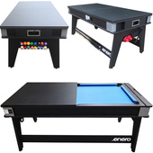 STÓŁ DO MULTIGIER 4W1 BILARD TENIS STOŁOWY CYMBERGAJ STÓŁ JADALNY 189x94,1x81,3CM ENERO