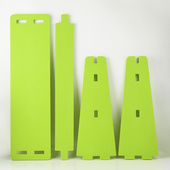 Płotek treningowy składany pianka EVA regulowana wysokość SMJ sport  PP-3161