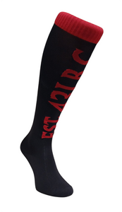 Czarno-czerwone getry sportowe Reebok Crossfit R3