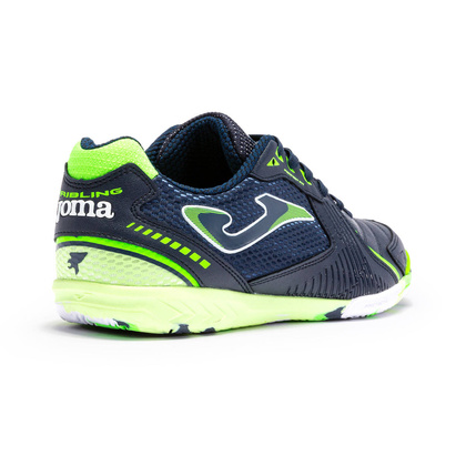 Granatowe-limonkowe buty halowe Joma Dribling 2303 DRIS2303IN