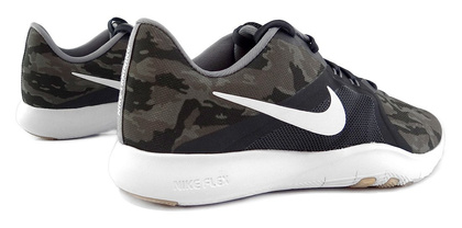 Szaro-białe buty Nike Flex Trainer Print 924342-091