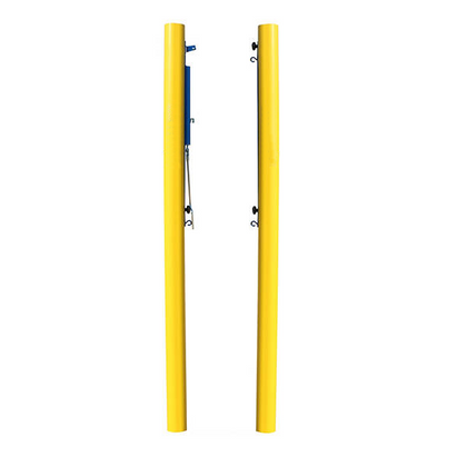 Zestaw PRO do siatkówki halowej, słupki aluminiowe