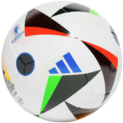 Biała piłka nożna Adidas Fussballliebe Training Euro 2024 IN9366