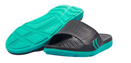 Czarno-turkusowe klapki Hummel Jensen Sandal 60451-7364