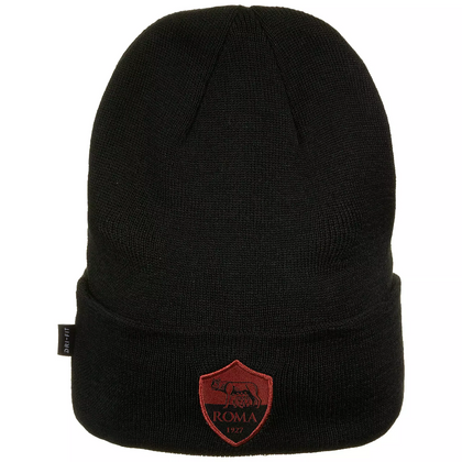 Czarna czapka zimowa Nike Beanie Dry AS Roma CK2303-010