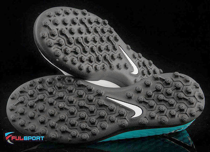 Niebiesko-czarne buty piłkarskie na orlik Nike Hypervenom Phade TF 852545-104