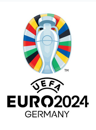 Biało-niebieska piłka nożna Adidas Fussballliebe Club Euro 2024 IN9371