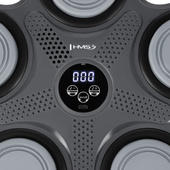 TB11 ELEKTRONICZNA TARCZA BOKSERSKA BLUETOOTH Z MUZYKĄ I RĘKAWICAMI HMS