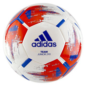 Biało-czerwona piłka nożna Adidas Team 290G CZ9574 r4