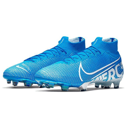 Niebieskie buty piłkarskie korki Nike Mercurial Superfly 7 Elite FG AQ4174-414