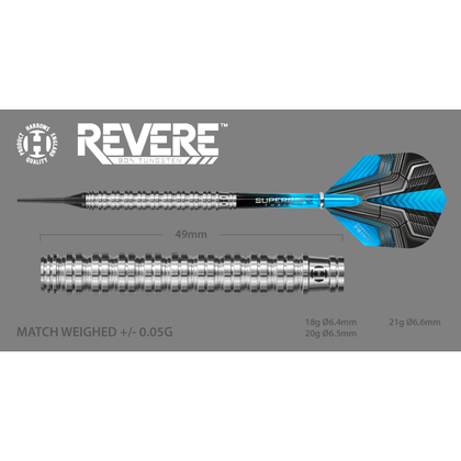 Rzutki Harrows Revere 90% Softip
