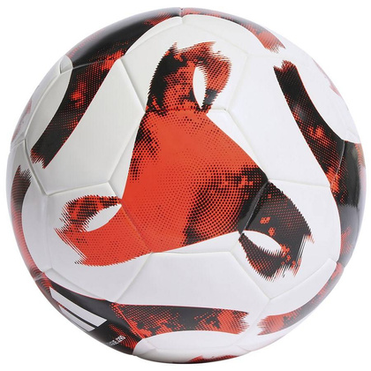 Biało-czerwona piłka nożna Adidas Tiro League HT2424 290g