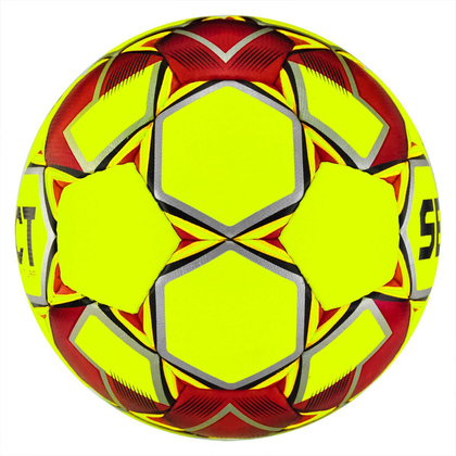 Żółto-czerwona piłka nożna Select Flash Turf Artificial Grass - rozmiar 5