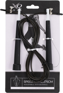 Czarna skakanka żyłkowa do skakania XQ MAX 7090676