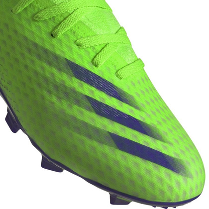 Zielono-fioletowe buty piłkarskie korki Adidas X Ghosted.3 FG EG8192