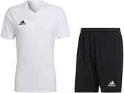 Biało-czarny strój sportowy na WF Adidas Entrada 22 HC5071 + H57504