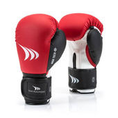 Czerwono-czarne rękawice bokserskie Yakimasport High Tech Viper 14oz 
