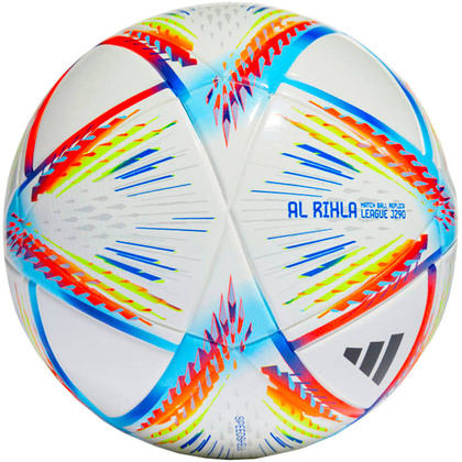 Biała piłka nożna Adidas Al Rihla League 290g Fifa World Cup 2022 H57797 - Junior