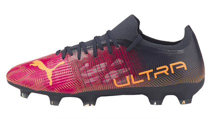 Fioletowo-czarne buty piłkarskie Puma Ultra 3.4 FG/AG 106699 03