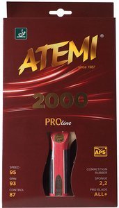 Atemi 2000 CV - Rakietka do tenisa stołowego (rączka wklęsła)