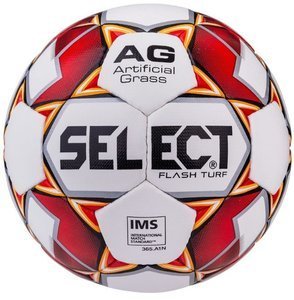 Biało-czerwona piłka nożna orlikowa Select Flash Turf Artificial Grass rozmiar 5
