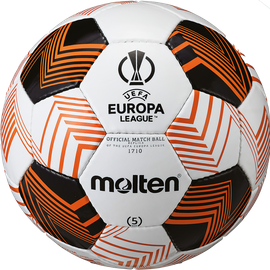Biało-pomarańczowa piłka nożna Molten 1710 UEFA Europa League 2023/24 F5U1710-34