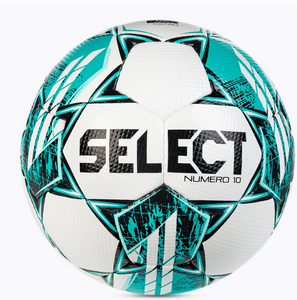 Biało-turkusowa piłka nożna Select Numero 10 v23