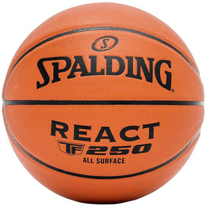 Brązowa piłka do koszykówki Spalding TF 250 React