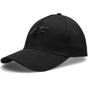 Czarna czapka damska z daszkiem 4F H4L22-CAD004