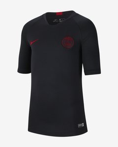 Czarna koszulka piłkarska Nike Paris Saint-Germain Breathe Strike AO6498-081 - Junior