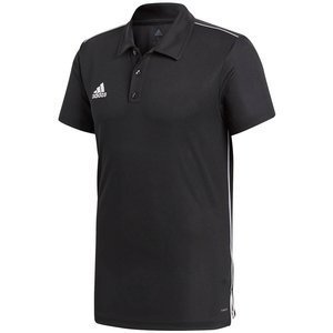 Czarna koszulka polo Adidas Core 18 CE9037