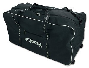 Czarna torba sportowa podróżna na kółkach Joma Team Travel 400198.100