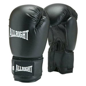 Czarne rękawice bokserskie Allright Training Pro SW02059 12oz