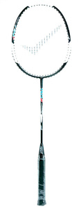 Czarno-biała rakietka do badmintona Allright Pro 750