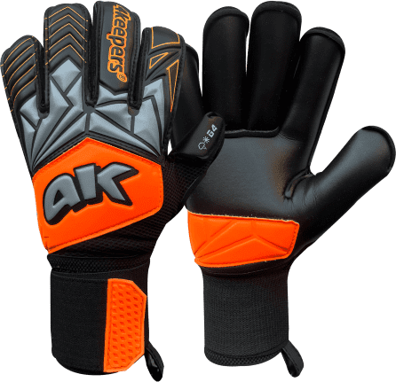 Czarno-pomarańczowe rękawice bramkarskie 4Keepers Force V3.23
