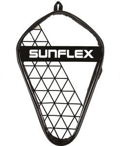 Czarno-przeźroczysty pokrowiec na rakietkę do tenisa stołowego Sunflex Single 20473