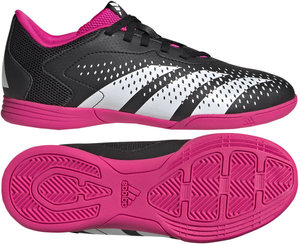 Czarno-różowe buty halowe Adidas Predator Accuracy.4 GW7088 - Junior