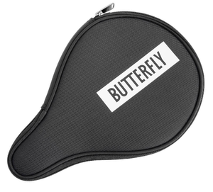 Czarny pokrowiec na rakietkę do tenisa stołowego Butterfly Logo Case Round