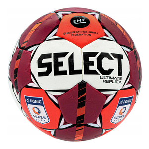 Czerwono-biała piłka ręczna Select Ultimate Replica PGNiG Super Liga