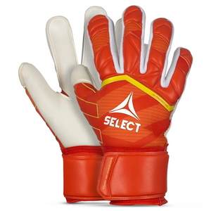 Czerwono-pomarańczowe rękawice bramkarskie Select 34 Protection v24