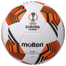 F5U2810-12 Piłka do piłki nożnej Molten UEFA Europa League 2021/22 replika