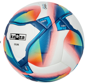 Kolorowa piłka nożna meczowa Keeza Cyclone