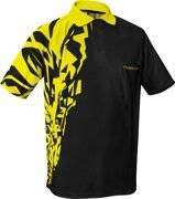 Koszulka polo Harrows Rapide czarno-żółta