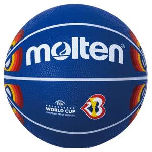 Niebieska piłka do koszykówki Molten FIBA World Cup 2023 B7C1600-M3P