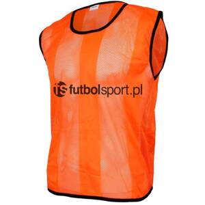 Pomarańczowy znacznik lejbik sportowy Futbolsport